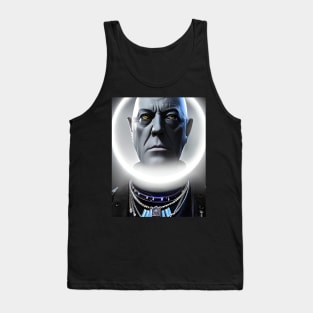 Cyber Punk Aleister Crowley The Great Beast of Thelema Tank Top